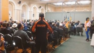 A packed Richmond Town Hall, 2nd August 2016
